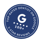 Top rated dentist on Google seal