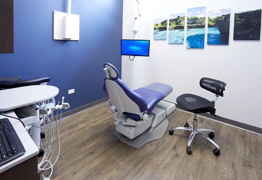 Modern dental treatment rooms